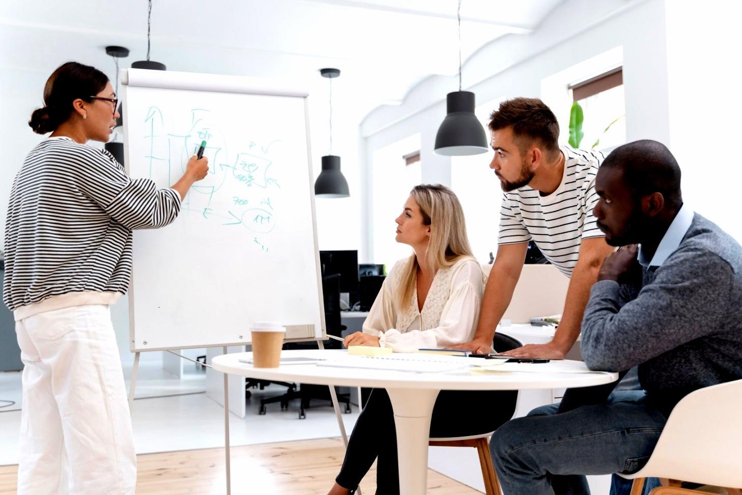 Interactive financial planning workshop with digital tools and calculators